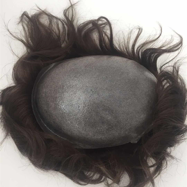 Wholesale indian remy  brown Thin skin cheap toupee for men YL261 
